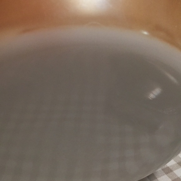 Vintage Fire King peach luster pie plate - Picture 9 of 9